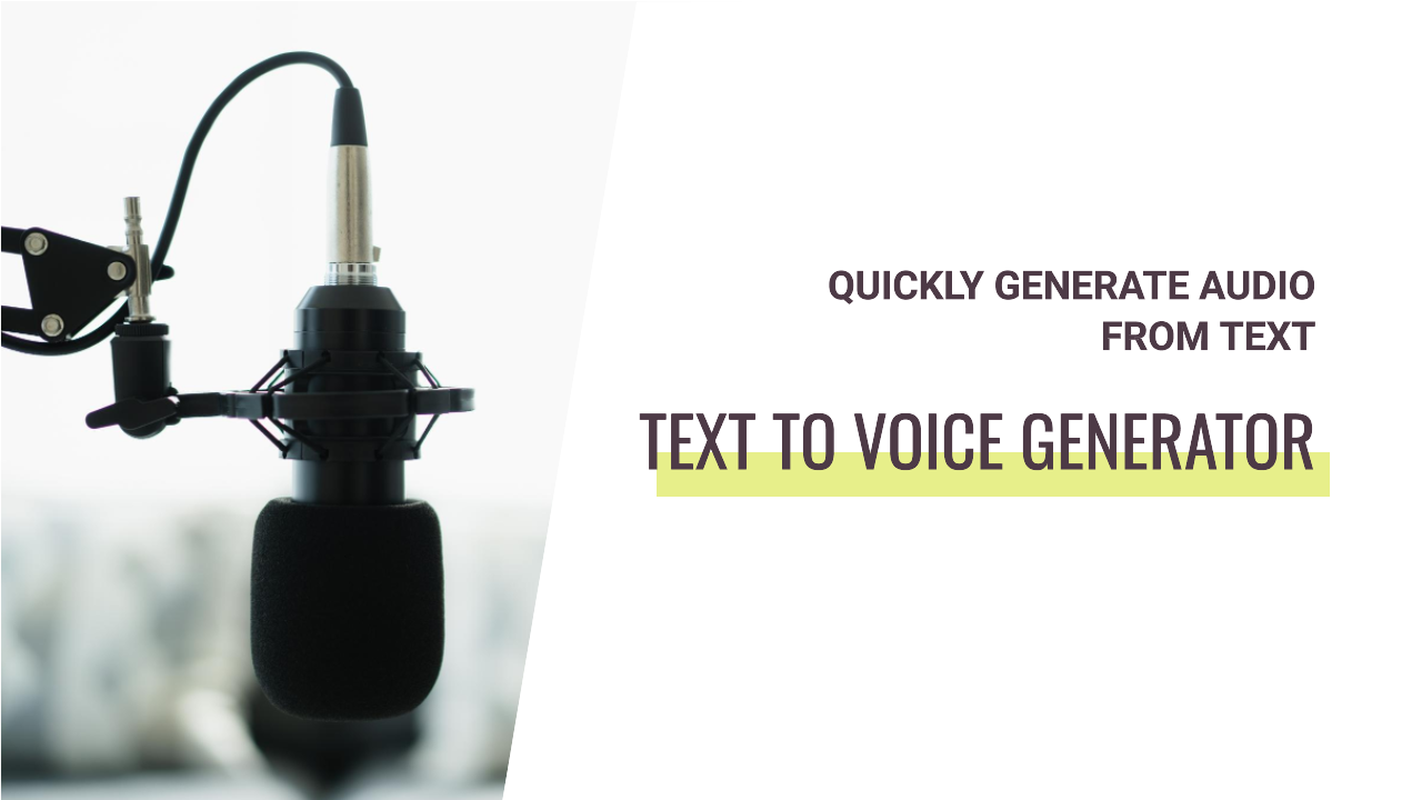 Text to Voice Generator